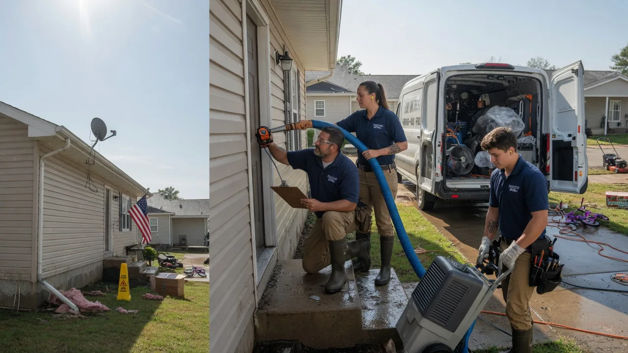 Ceiling Water Damage Restoration in Southampton, MA near me